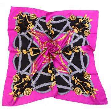 Digital Printed Silk Twill Square Scarf